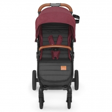 Дитяча прогулянкова коляска Kinderkraft Grande LX Burgundy